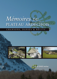 CD-DVD Mémoire du Plateau Ardéchois